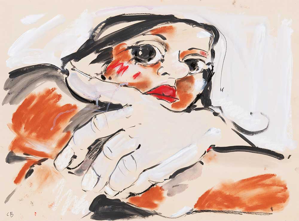 Cristina BanBan, Estudio de mujer, 2020. 55.9 x 76.2 cm