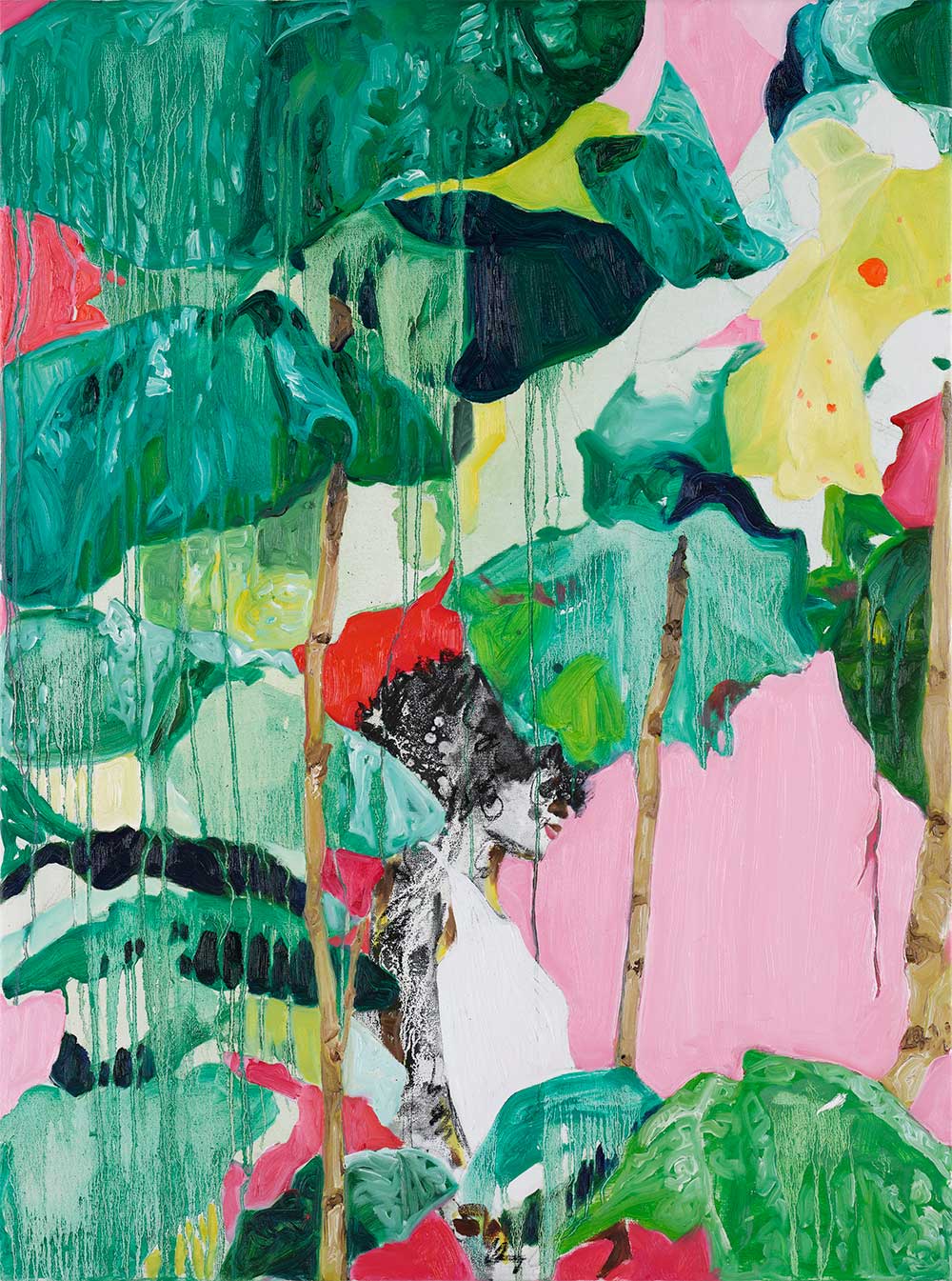 Khari Turner, Space for Growth, 2022. 122 x 91 cm