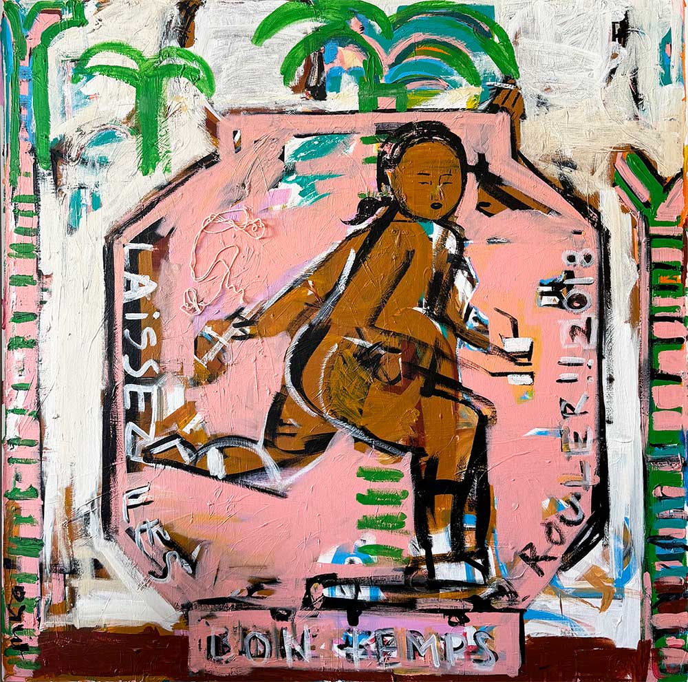 Monica Kim Garza, Bon Temps, 2019. 122 x 122 cm