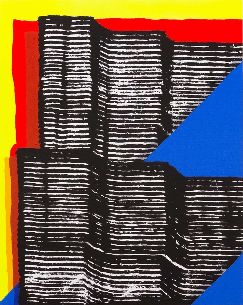 Revok, BrokenLoop3, 2020. 122 x 153 cm