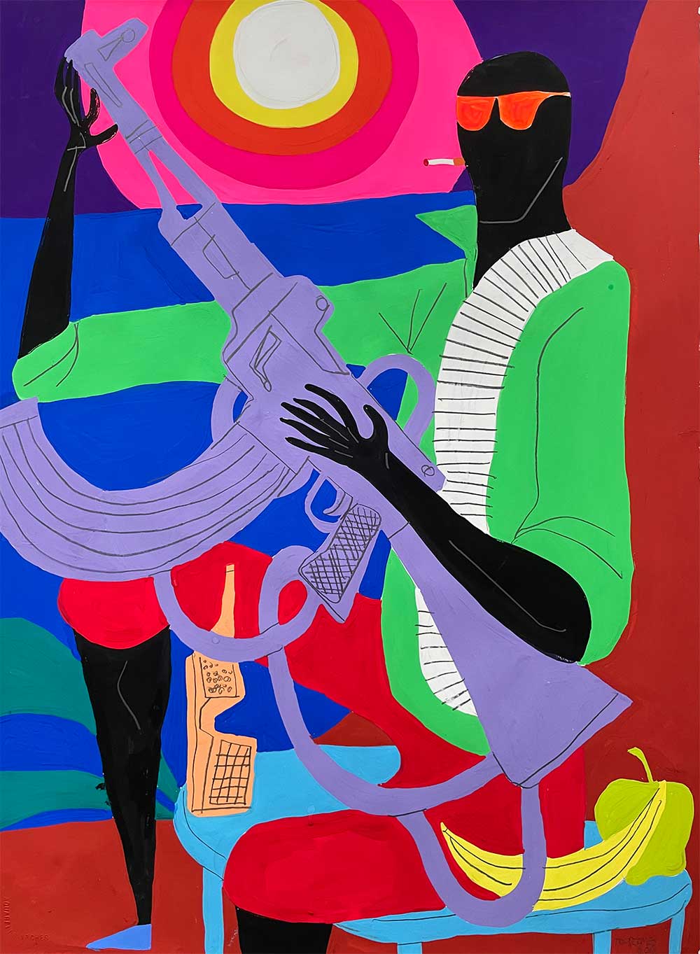 Todd James, Somali Pirate, 2012. 76 x 56 cm